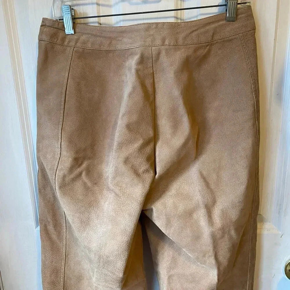 Chadwick’s 100% Leather Straight Leg Pants Women Size 8 - Picture 6 of 9